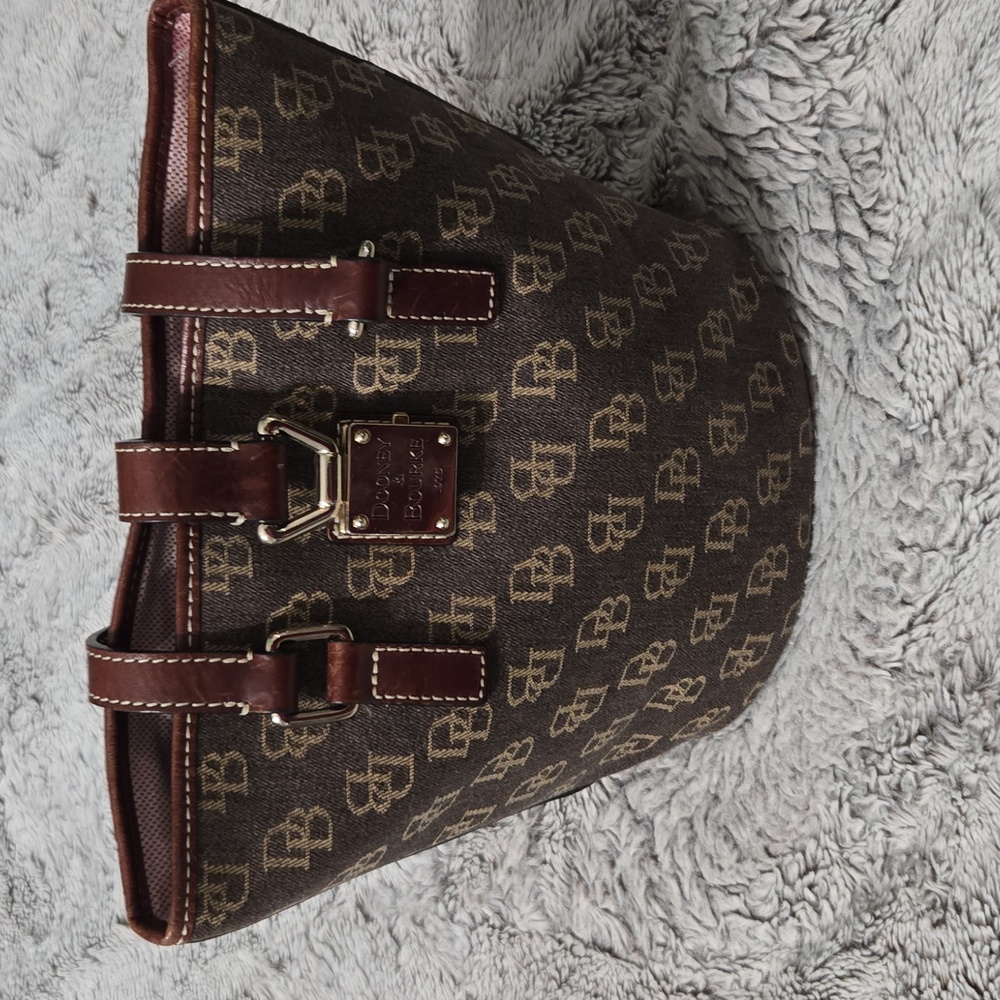 Dooney & Bourke Brown Monogram Backpack